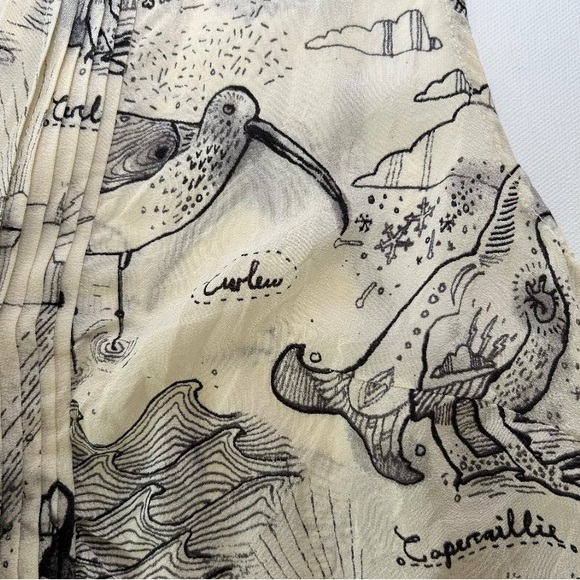 ISO: Anthropologie Scottish Winds Frightened Rabbit Silk Top/Blouse in ANY Size - Picture 3 of 3